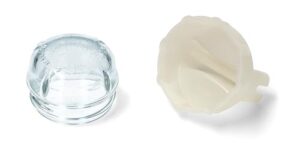 daniplus Lampenabdeckung, Lampenkalotte Ø 68mm Glas kompatibel zu Bosch Siemens Neff 647309 / Küppersbusch 502376