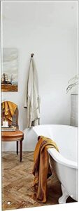 Rahmenloser Spiegel: Moderner Badspiegel ohne Rahmen kaufen Dripex Spiegel 120x45cm Rahmenloser Badezimmerspiegel rechteckig Wandspiegel mit poliertem Rand und vorgebohrten Löchern Badspiegel für Ankleidezimmer Schlafzimmer und Wohnzimmer